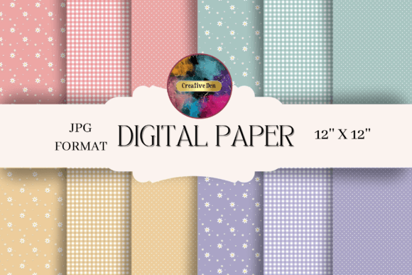 12 Spring Pastel Patterns for Creative Projects