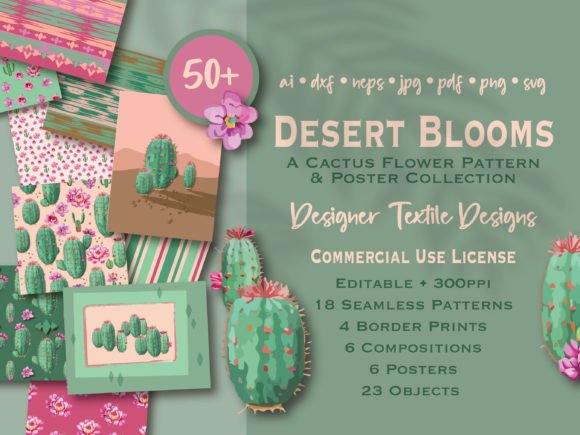 Cacti Cactus Flower Patterns Posters: A Comprehensive Guide to the Desert Bloom Collection
