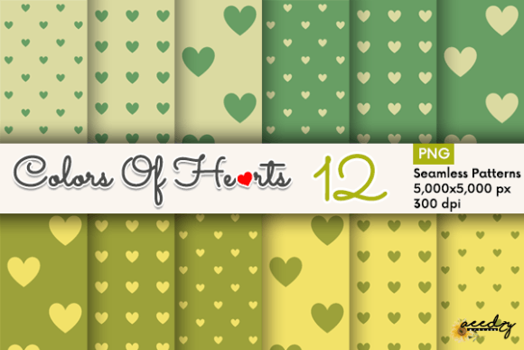 Green Hearts Patterns Set: A Practical Review for Digital and Physical Creators