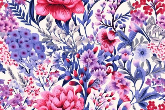 Illustration Blooming Patterns: A Visual Delight for Creative Projects