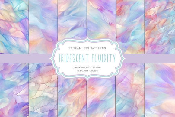 Iridescent Fluidity Seamless Patterns: The Future of Digital Texture