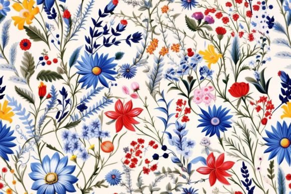Seamless Patterns Art Allover Pattern: A Versatile Design Solution for Modern Applications