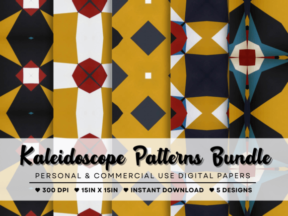 Unlocking Creativity with the Kaleidoscope Patterns Bundle: A Comprehensive Guide to High-Resolution JPG Designs